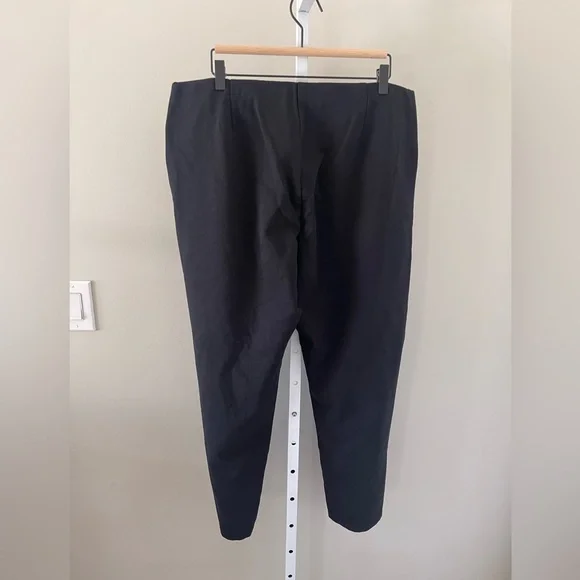 Eileen Fisher Women's Black Straight Leg Pants Size Extra Large - Picture 2 of 5